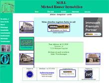 Tablet Screenshot of mhauser-immobilien.de